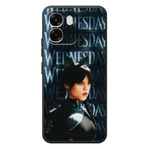 Чохол з картинкою Венсдей на OPPO A6 (Вендсдей з ушками)