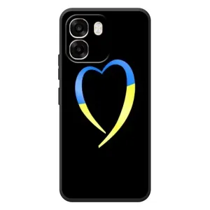 Силиконовый Чехол на OPPO A6 (Я-Украина) (Украинское сердце)