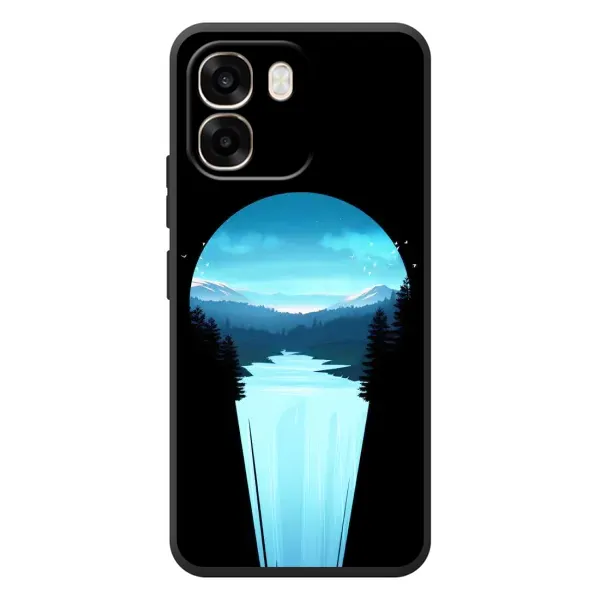 Чехол с рисунком «Синий Водопад» для OPPO A6 Чехол с рисунком «Синий Водопад» для OPPO A6