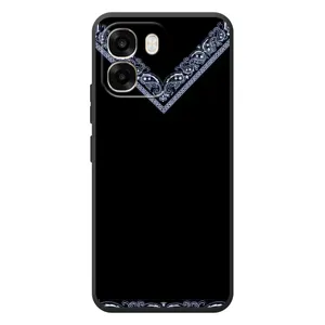 Силиконовый Чехол на OPPO A6 (Воротник вышиванки)