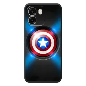 Чохол с Щітом Капітана Америки на OPPO A6 (Яскраий Щит Капітана)