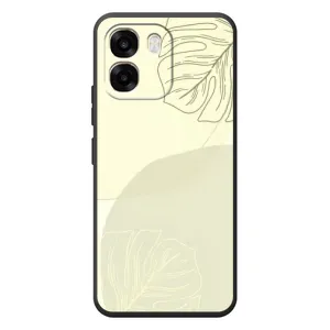 Чехол цветочный дизайн для OPPO A6 (Зелёный фон)