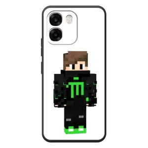 Чохли для OPPO A6 (Персонажі МайнКрафт) (Зелений хлопчик)