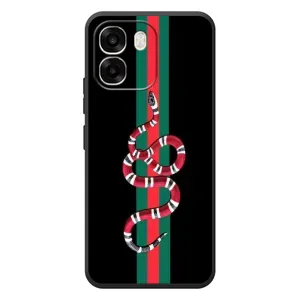 Чехлы Бренд GUCCI для OPPO A6 (Змей Гуччи)