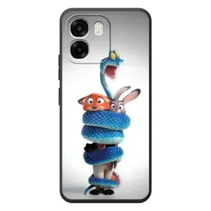 Силіконовий чохол з принтом Зоотрополіс для OPPO A6 (Змія Зоо)