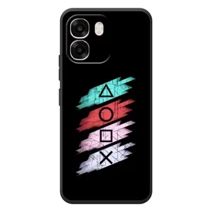 Чехол с рисунком «Значки Sony» для OPPO A6