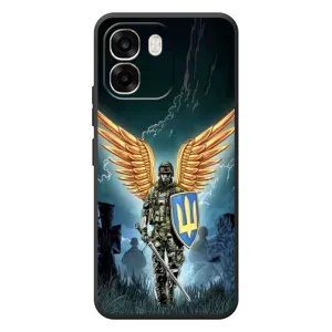 Патриотический Чехол для OPPO A6 (ЗСУ з крильями)