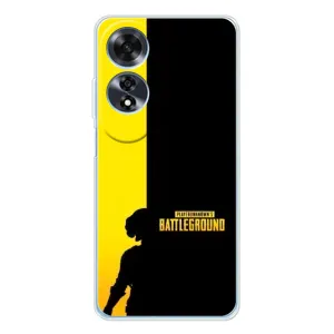 Чехол (TPU) с картинкой "Лого Пабг" на Оппо A60 5G (Battlegrounds)