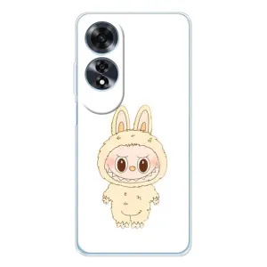 Чехол с принтом Лабубу для OPPO A60 5G (Бежевый Лабубу)