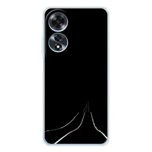 Чехол с картинками на черном фоне для OPPO A60 5G (Дорога)