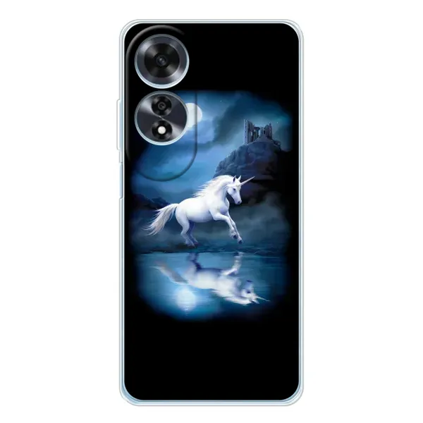 Чехол с рисунком «Единорог» для OPPO A60 5G Чехол с рисунком «Единорог» для OPPO A60 5G