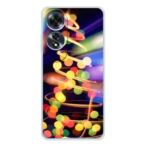 Чехол Новогодняя Елка на OPPO A60 5G (Гирлянды)