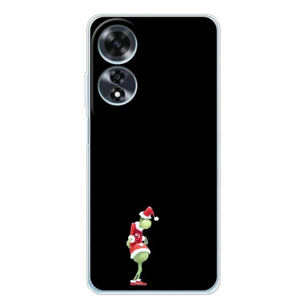 Чехол с рисунком «Гринч на чорном» для OPPO A60 5G Чехол с рисунком «Гринч на чорном» для OPPO A60 5G