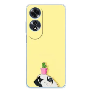 Бампер для OPPO A60 5G з картинкою "Песики" (Кактус на голові)