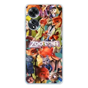 Силіконовий чохол з принтом Зоотрополіс для OPPO A60 5G (Колаж героїв)