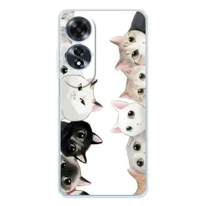 Силіконовий чохол з котиком для OPPO A60 5G (Коти)