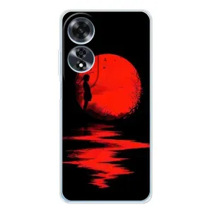 Літній Чохол на OPPO A60 5G (Червоний Захід сонця)