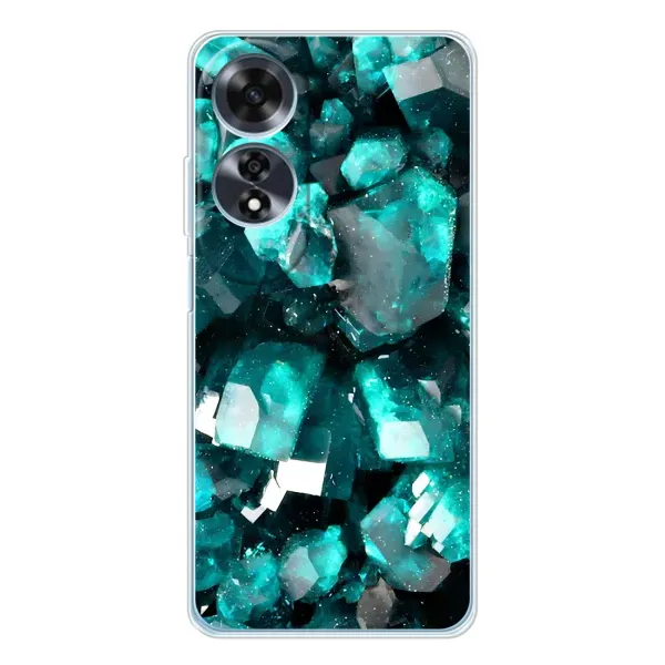 Чехол с рисунком «Кристалы» для OPPO A60 5G