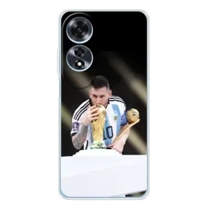 Чехлы Лео Месси Аргентина для OPPO A60 5G (Кубок Мира)