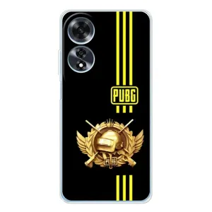 Чехол (TPU) с картинкой "Лого Пабг" на Оппо A60 5G (Лого PUPG)