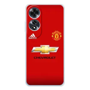 Силиконовые Чехлы принт Футбол на OPPO A60 5G (Man United)