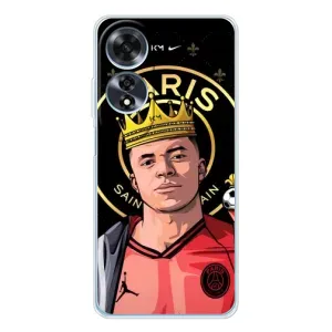 Чехол (TPU) с Футболистом на OPPO A60 5G (Mbappe King)