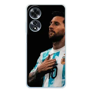 Чехлы Лео Месси Аргентина для OPPO A60 5G (Месси Капитан)