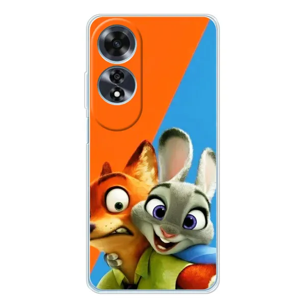 Чехол с рисунком «Ник и Хопс» для OPPO A60 5G
