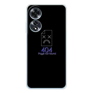 Чохол з малюнком «Помилка 404» для OPPO A60 5G