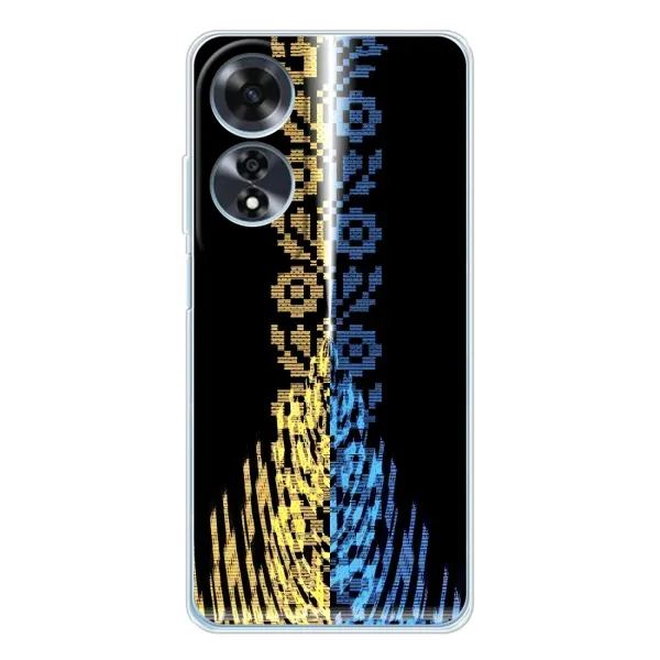 Чехол с рисунком «Патриотическая вышиванка» для OPPO A60 5G Чехол с рисунком «Патриотическая вышиванка» для OPPO A60 5G