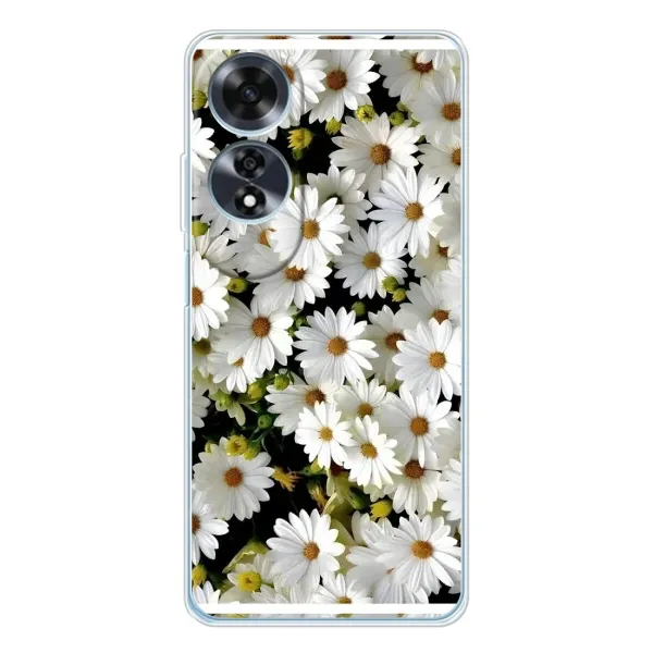 Чехол с рисунком «Рамка в ромашках» для OPPO A60 5G Чехол с рисунком «Рамка в ромашках» для OPPO A60 5G