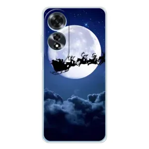 Чехол Санта Клаус для OPPO A60 5G (Санта - луна)