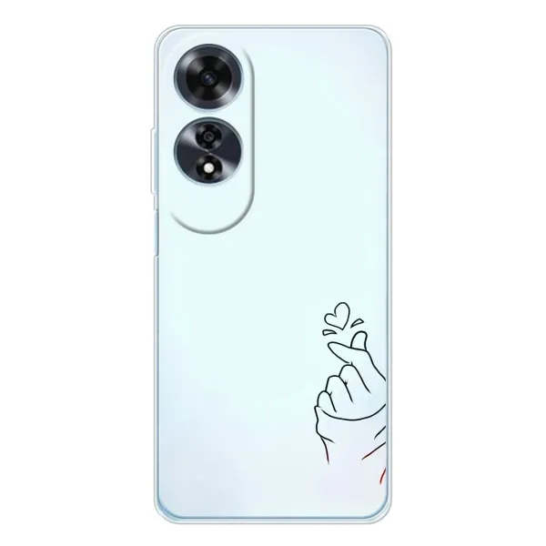 Чехол с рисунком «Сердце на голубом» для OPPO A60 5G Чехол с рисунком «Сердце на голубом» для OPPO A60 5G