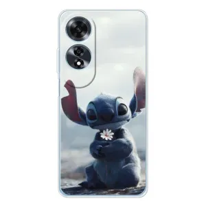 Чохол з малюнком Стіч для OPPO A60 5G (Стіч з квіткою)