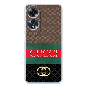Чохли бренд ГУЧЧІ для OPPO A60 5G (Стиль GUCCI)