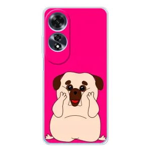 Чохол (ТПУ) Милі песики для OPPO A60 5G (Веселий Мопсік)
