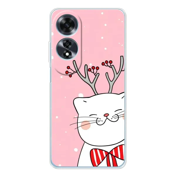 Чехол с рисунком «Зимний кот» для OPPO A60 5G Чехол с рисунком «Зимний кот» для OPPO A60 5G