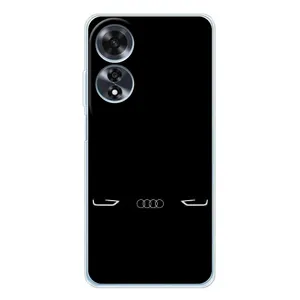 Силіконовий бампер з картинкою машини на OPPO A60 (Сілует Audi)