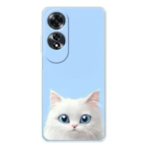Чехол на тематику: Коты для OPPO A60 (Белый кот)