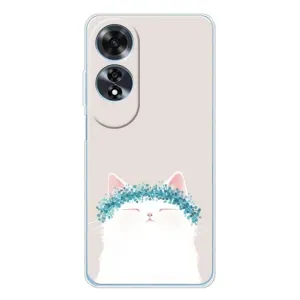 Чехол на тематику: Коты для OPPO A60 (Белый котик)
