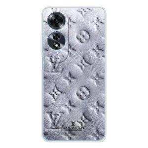 Текстурний Чохол Louis Vuitton для Оппо А16 (Білий ЛВ)
