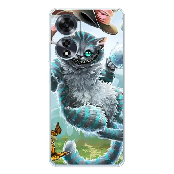 Чехол с рисунком «Чеширский КОТИК» для OPPO A60 Чехол с рисунком «Чеширский КОТИК» для OPPO A60