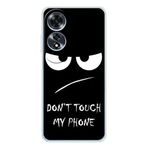 Чехол с прикольным текстом на OPPO A60 (Dont)