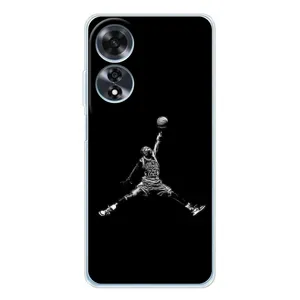 Силіконовый Чохол Nike Air Jordan на Оппо А16 (Джордан)