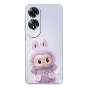Чохол з принтом Лабубу для OPPO A60 (Фіолетовий Лабубу)