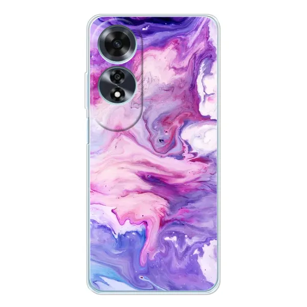 Чехол с рисунком «Фиолетовый мрамор» для OPPO A60 Чехол с рисунком «Фиолетовый мрамор» для OPPO A60