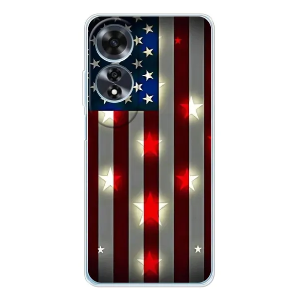 Чехол с рисунком «Флаг США 2» для OPPO A60