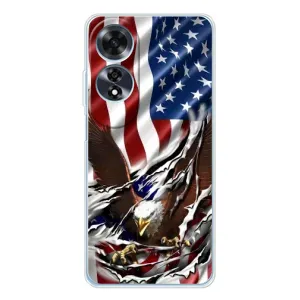 Чехол Флаг USA для OPPO A60 (Флаг USA)