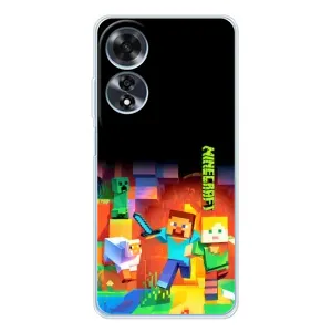Чохли для OPPO A60 (Персонажі МайнКрафт) (Герой Майнкрафт)