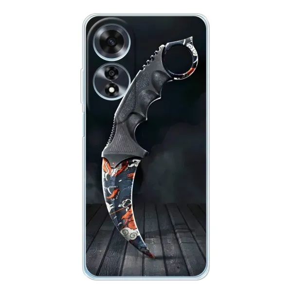 Чехол с рисунком «Кинжал КС ГО» для OPPO A60 Чехол с рисунком «Кинжал КС ГО» для OPPO A60